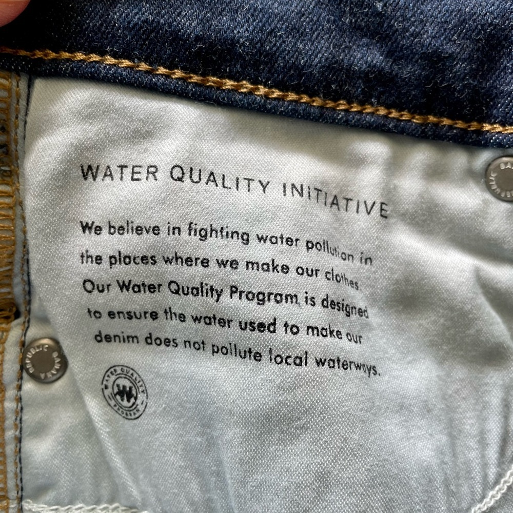 Banana Republic High-rise skinny fit jeans size 26 (2) NWOT darkest wash - Picture 6 of 12